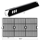 Hisencn Grill Parts for DynaGlo DGF510SBP DGF510SSP DGF510SSP-D - 5 Pack - Like New