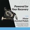 EXERPEUTIC 2000M MOTORIZED UNDER DESK EXERCISE BIKE - 4107 - BLACK - Like New