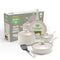 GreenLife 8 Piece Nonstick Cookware Set, Pots & Pans, - Scratch & Dent