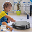 MAMNV Robot Vacuum Mop Combo WiFi/App/Alexa Robotic Vacuum Cleaner - Dark Gray Like New