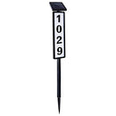 FORUP Solar Lighted House Address Numbers Sign Solar Powered House Numbers Light - Like New