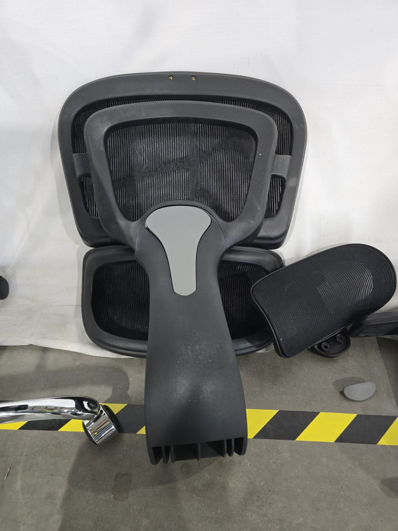 KERDOM FULL MESH CHAIR WORK CHAIR OFFICE CHAIR RECLINER ERGONOMIC CHAIR - BLACK - Like New