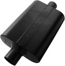 NEW FLOWMASTER SUPER 44 SERIES CHAMBERED MUFFLER,BLACK,2.5" CENTER IN-CENTER OUT - Like New