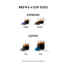Nespresso Vertuo Next Coffee and Espresso Machine by De'Longhi, 5 cup - Black - Like New