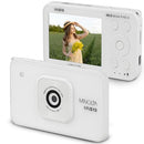 MINOLTA 48MP DIGITAL CAMERA - 4K ULTRA SLIM HD VIDEO, MNS10-W (WHITE) - Like New