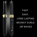 CHI TWIST-N-WAVE AUTOMATIC 1” CERAMIC ROTATING CURLER FOR SHINY FRIZZ FREE HAIR - Like New