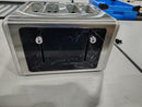 WUNLY SMART DIGITAL 4-SLICE TOUCHSCREEN TOASTER WIDE SLOTS DUAL CONTROL - SILVER - Like New