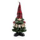Alpine Corporation 28" Tall Christmas Tree Gnome Holiday Decoration - B09CRVJ4BJ - Brand New