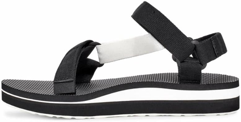 1090969 Teva Midform Universal Womens Black/White Size 9 Like New