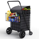 Our Modern Space Shopping Cart Liner Large 360° Swivel - Black - Brand New
