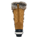 HZSTAY Women's Cow Suede Leather Boots Warm Waterproof Mid Calf Duck Size: 10 - Like New