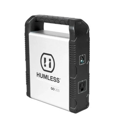 HUMLESS PORTABLE SOLAR GENERATOR - SILVER - Like New