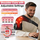 BAISEMAIN CORDLESS SHOULDER HEATING PAD WITH MASSAGE - BLACK - Like New