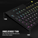 CORSAIR K100 AIR WIRELESS RGB MECHANICAL GAMING KEYBOARD - CH-913A01U-NA - BLACK - Like New