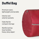 AMAZON ESSENTIALS LARGE FOLDABLE NYLON DUFFEL BAG 32.4" 150L 50-LBS CAPACITY - Brand New