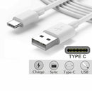 Awanta USB-A to USB-C 3ft Cable White USB 2.0 Fast Charging Cable New