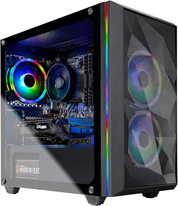 SKYTECH DESKTOP AMD RYZEN 3 3100 GTX 1650 SUPER 8 GB RAM 500 GB SSD - BLACK - Brand New