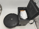 IROBOT ROOMBA VACUUM 2 ESSENTIAL ROBOT WITH AUTOEMPTY DOCK Q052020 - BLACK - Like New