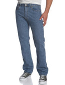 S112602 LEVI'S MEN'S 501 ORIGINAL FIT JEANS - MEDIUM STONEWASH - SIZE 28X32 - Like New