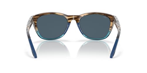 06S9108 COSTA DEL MAR WOMEN'S ALETA ROUND WAHOO/GRAY POLARIZED 580P 54MM - 54 - Like New