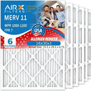 AIRx Filters 16x30x1 Furnace AC Filter MERV 11 Allergy 6-Pack - 6 Pack - Like New