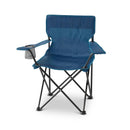 DEALWORTHY ADULT OUTDOOR PORTABLE CAMP CHAIR, 225 LBS CAPACITY - MINERAL BLUE - Like New
