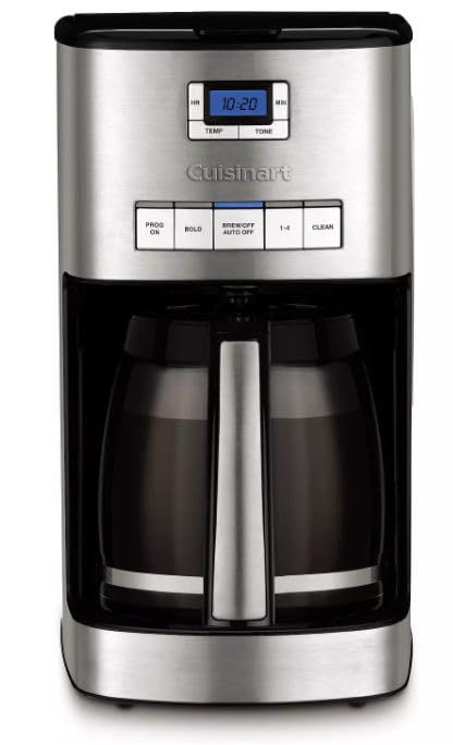 CUISINART PERFECTEMP 14-CUP COFFEE MAKER DCC-3800FR Stainless Steel - Like New