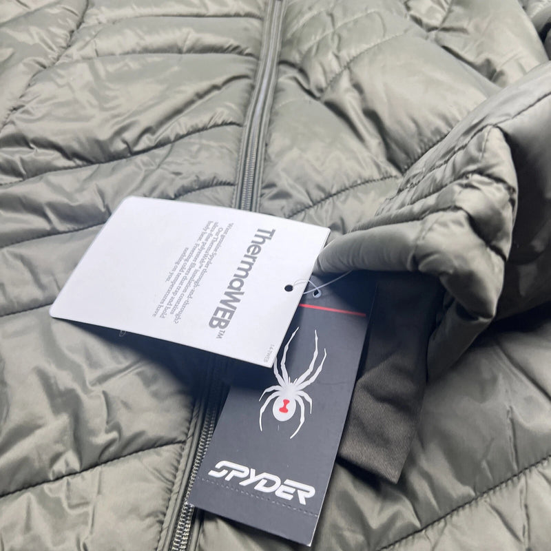 SPYDER THERMAWEB WOMENS JACKET - SIZE: WOMEN M - OLIVE - Brand New