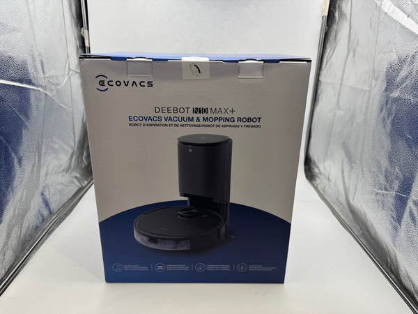 ECOVACS DEEBOT N10 MAX+ ROBOT VACUUM AND MOP ECON10MAX - BLACK - Brand New