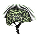 ML-009S Raskullz Mohawk Helmet 48-52cm - Green/Black - Brand New