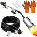 Propane Torch Weed Burner Kit,B09RWKC293-NEW - Silver - Brand New