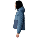 OL0543-444 MOUNTAIN HARDWEAR WOMEN LIGHT ZIPPED HOODEY, ADRIATIC, MOON BLUE, L - Brand New