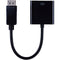 ATIVA DISPLAYPORT TO VGA PIGTAIL ADAPTER 6” BLACK 36543 - BLACK - Brand New
