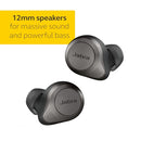 JABRA ELITE 85T TRUE WIRELESS BLUETOOTH EARBUDS, TITANIUM BLACK - Like New