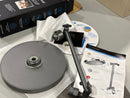 SPARKPOD ROUND RAIN SHOWER HEAD WITH EXTENSION ARM 8" ROUND - CHARCOAL GRAY - Like New