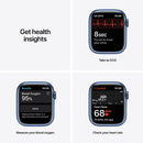 APPLE WATCH SERIES 7 GPS 41mm BLUE ALUMINUM CASE WITH ABYSS - Scratch & Dent