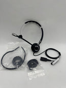 Jabra BIZ 2400 II Duo USB Mic 82 NC CC MS US CA Pack 2406-820-205 - Black - Like New
