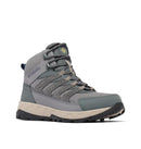 YM8651 Columbia Mens Strata Trail Mid Waterproof City Grey/Savory Size 7.5 - Like New