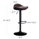 Kidol & Shellder Bar Stools Set of 2 Swivel Bar Chairs Adjustable Barstools - Brand New