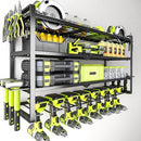 HIPIDIAN LARGE POWER TOOL ORGANIZER WALL MOUNT GARAGE CORDLESS - Scratch & Dent