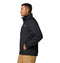 WM6044 COLUMBIA MEN'S ASCENDER SOFTSHELL FULL ZIP RAIN JACKET BLACK MEDIUM - Brand New