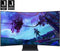 SAMSUNG 55" ODYSSEY ARK 2ND GEN 4K UHD CURVED MONITOR LS55CG970NNXGO - BLACK - Like New