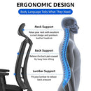 MASTERY MART Ergonomic Office Chair High Back Mesh Desk Chair Adjustable - Brand New