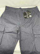 START MEN'S FLEX STRETCH COTTON CARGO PANTS - SIZE: MEN 36 - GRAY - Brand New