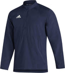 ADIDAS MENS CLUB QUARTER ZIP GOLF PULLOVER - SIZE: MEN XL - NAVY BLUE/WHITE - Brand New