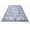 BIBB HOME WASHABLE FLANNEL PRINTED AREA RUG LATEX BACK 4X6FT - VINTAGE AZURE - Like New