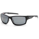 OAKLEY CANTEEN POLISHED BLACK FRAME, BLACK IRIDIUM POLARIZED LENSES, 60-16-122 - Like New