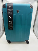 TRAVELERS CLUB 3PC SET 28" 24" 20" CHICAGO HARDSIDE SPINNER LUGGAGE - TEAL - Like New