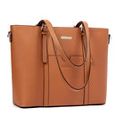 BROMEN Laptop Tote Bag 15.6 inch Briefcases for Women Stylish Tote Bag Brown - Brand New