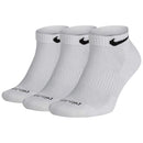 NIKE 3PK EVERYDAY PLUS CUSHION LOW-CUT TRAINING LARGE - SIZE 8-12 MEN, 10-13 W. - Brand New